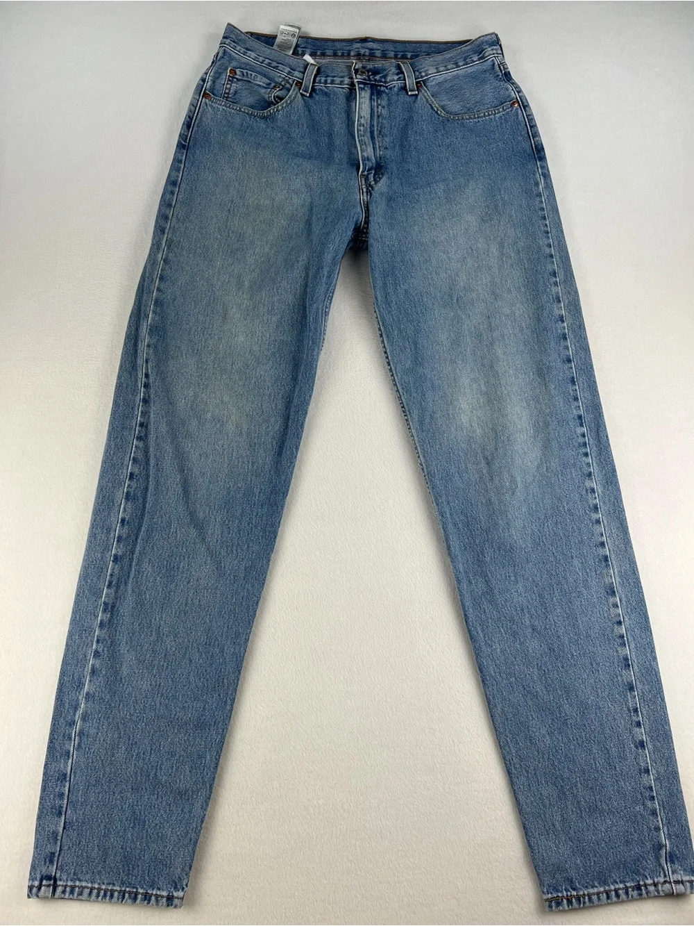 Levis 550 Straight Leg Medium Wash Denim Jeans Mens Sz 34x38 Classic Retro Worn